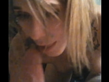 Sexy tatted teen sucking dick